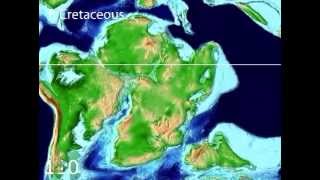 Tectonic Evolution of Africa  Scotese Animation [upl. by Laiceps]