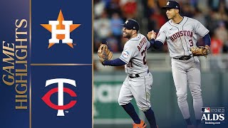 Astros vs Twins ALDS Game 4 Highlights 101123  MLB Highlights [upl. by Esydnac948]