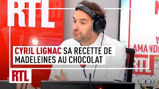 Cyril Lignac  sa recette des madeleines au chocolat [upl. by Llevel]