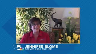 Jennifer Blome wishes KSDK a happy 75th anniversary [upl. by Bonnette]