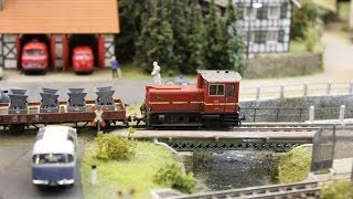 H0e Modellbahn Deltaspoor  Modellbahnromantik auf 2 qm [upl. by Yme]