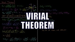 Quantum Chemistry 79  Virial Theorem [upl. by Rech]