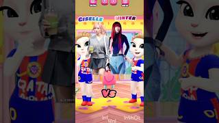 Makeover as Giselle vs Winter cosplay mytalkingangela2 [upl. by Euf]