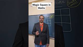 Magic Square in Maths shorts ytshorts sudoku megtutorials numbers [upl. by Osman684]