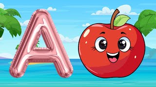 A Apple Song  Inspired By ABC song Gracies Corner  Nursery Rhymes  Kids Songs 86 [upl. by Damek]