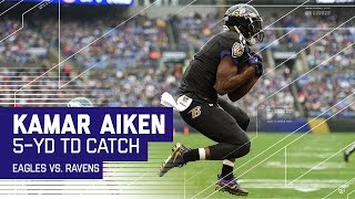 Joe Flacco Hits Kamar Aiken for a Big TD  Eagles vs Ravens  NFL Week 15 Highlights [upl. by Ahsema721]