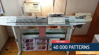 Passap E6000 Computerized Knitting Machine [upl. by Broddy]