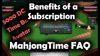 MahjongTime  Subscription Benefits [upl. by Ardnuasal]