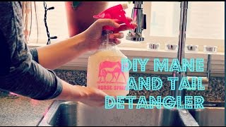 DIY  MANE AND TAIL DETANGLER [upl. by Ditter]