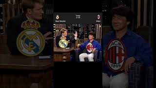 UCL 2425 Matchday Real Madrid vs AC Milan 13 Funny Jackie Chan late night show scoreboard edit [upl. by Arv493]