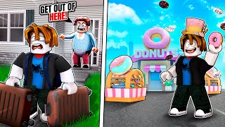 POOR TO RICH FROM SELLING DONUTS  ROBLOX [upl. by Enilesor]