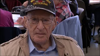 WWII veteran turned centenarian celebrates in Ankeny [upl. by Cori342]