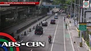 LIVE Traffic situation on EDSA Kamuning  ABSCBN News [upl. by Aiynot88]