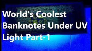 The Worlds Coolest Banknotes Under UV Light  Part 1 [upl. by Freeborn207]