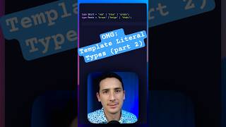 BONUS Template Literal Types part 2 typescript typescripttutorial coding programming [upl. by Napra]