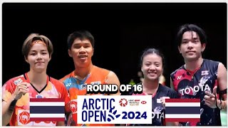 Superb Supak JomkohSapsiree Taerattanachai vs OupthongJhenicha  Arctic Open 2024 Badminton [upl. by Hniv687]