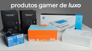 Mega Unboxing de Produtos Gamer de LUXO ✨ [upl. by Valdes]