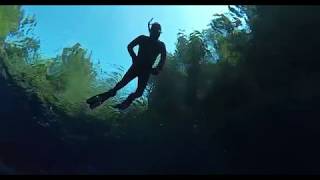 Freediving at Tamolitch Blue Pool Oregon [upl. by Ginni947]