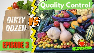 FOOD RECALL PROOFWhat is The DIRTY DOZENQuality ControlWhy We Garden Ep 3 Guten Yardening [upl. by Ynamad]