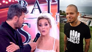 Soledad Fandiño cayó a la pista vestida de novia y recordó su boda con René de quotCalle 13quot [upl. by Naihtniroc221]