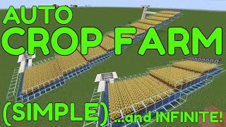 How To Build a AUTOMATIC FARM in Minecraft Simple [upl. by Hachmann]