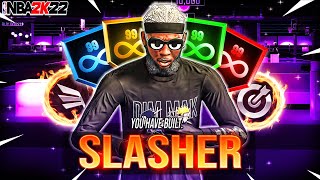 NEW BEST SLASHER BUILD IN NBA 2K22 BEST SIGNATURE STYLES  BEST BADGES IN NBA 2K22😱 [upl. by Gloriane740]