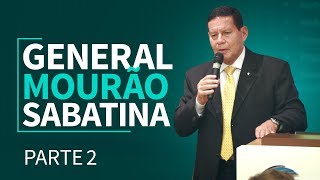 Entrevista com vicepresidente General Mourão  Parte 2 [upl. by Ramraj561]