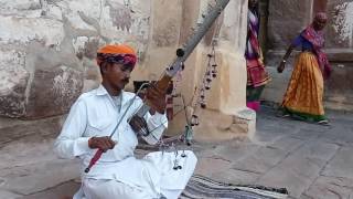 Traditional Music Instrument Ravanahatha At Mehrangarh Fort Jodhpur [upl. by Paske24]