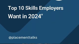 Top 10 InDemand Skills for 2024 Boost Your Career [upl. by Alehcim305]