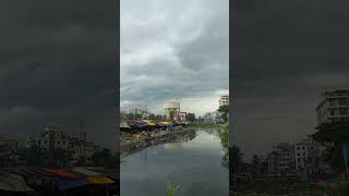 Our home town before rainchittagong rain hometown [upl. by Ahsatam]