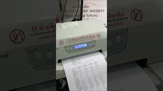 ซ่อมเสร็จเรียบร้อย  Compuprint SP40 Plus ENGINE FAULT PRINT INTEGRITY [upl. by Kee]