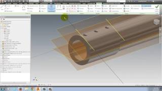 Using a Sketch to Create an Angled Workplane in Autodesk Inventor [upl. by Anika]