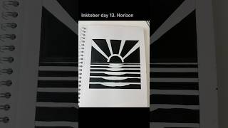 inktober2024 inktober horizon artwork sketch graphicdesign illustration sketchbook [upl. by Nalat312]