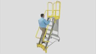 Cotterman Workmaster Super Duty Rolling Steel Ladder [upl. by Egoreg]