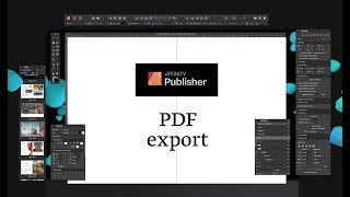 Affinity Publisher PDF export [upl. by Ahtela]