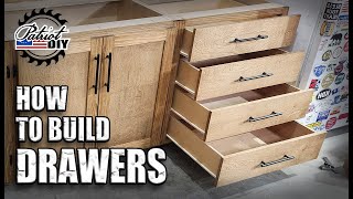 How To Build Drawers  Easy DIY Drawer Boxes [upl. by Ayo]