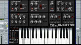 How to Make Bass Sound with TAL Elek7ro [upl. by Pineda]