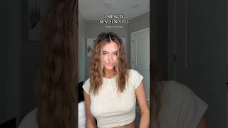 waves in less time amp less damage 💅 beachwaves hairhack tutorial blowdryerwave waver finehair [upl. by Koosis]