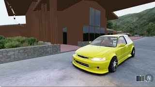 Assetto Corsa Dağ Yolunda Trafik Honda Civic Ek9 Turbo İle Araç Mod Linki Açıklamada [upl. by Redienhcs]