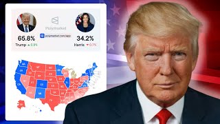 Trumps lead is UP to 32 as time runs out for Kamala [upl. by Meelas]