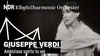 Maria Callas singt Verdi quotAmbizioso spirto tu seiquot 1959  Macbeth  NDR Elbphilharmonie Orchester [upl. by Nikos696]