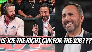 Joe Tessitore receives a MIXED reaction from his WWE Monday Night Raw debut [upl. by Killam629]