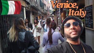 Navigating Venices narrow paths italy travel venice [upl. by Ahseekan]