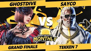 BnB 43 GRAND FINALS  Ghostdive Anna Vs Sayco L Leroy Tekken 7 [upl. by Ahseina855]