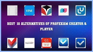 ProfExam Creator amp Player  Best 12 Alternatives of ProfExam Creator amp Player [upl. by Valentino]