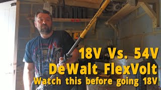 DeWalt FlexVolt 54V DCM5713 Strimmer Review and Comparison to 18V DCM561  Watch This First [upl. by Marshall]