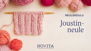 NOVITA NEULEKOULU Joustinneule [upl. by Aihsenal]