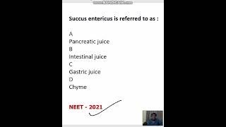 succus entericus is another name of intestinal juice [upl. by Lapham]