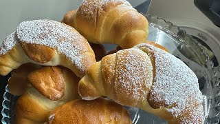 CORNETTI GUSTOSI COME AL BAR🥐  RICETTA FACILE E VELOCE  PASTA BRIOCHE [upl. by Nolana]