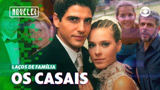 OS CASAIS DE LAÇOS DE FAMÍLIA EDU E CAMILA HELENA E MIGUEL PEDRO E ÍRIS E MAIS  NOVELEI  VIVA [upl. by Ehrlich]